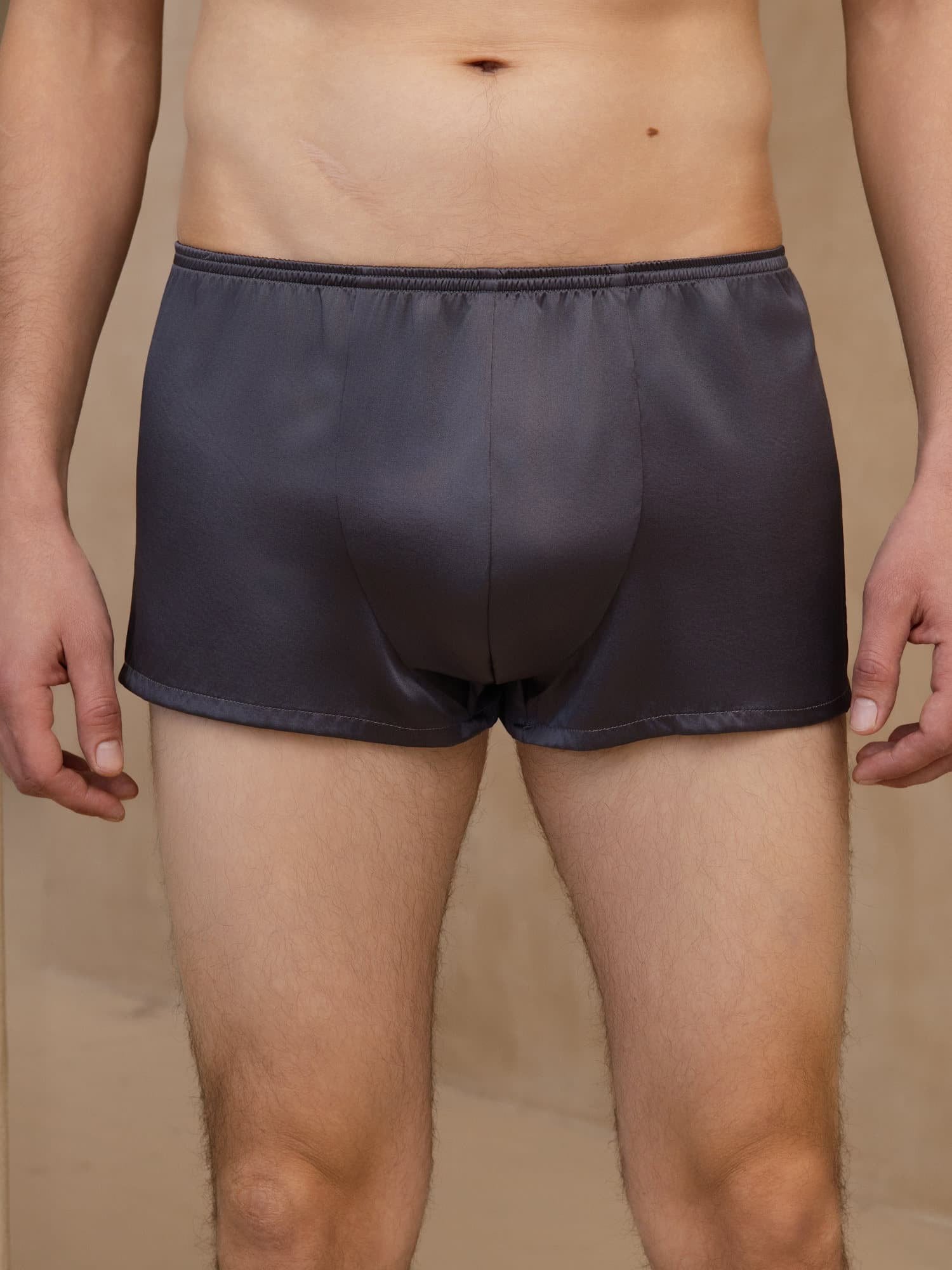 [Gris Foncé] SilkSilky-FR Mens Underwear 004