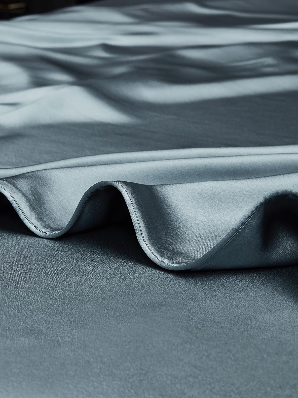[Bleu Grisâtre] SilkSilky-FR 22Momme Pure Soie Duvet Cover 003