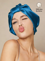 [Bleu Royal] SilkSilky-FR Bonnets de Nuit 001