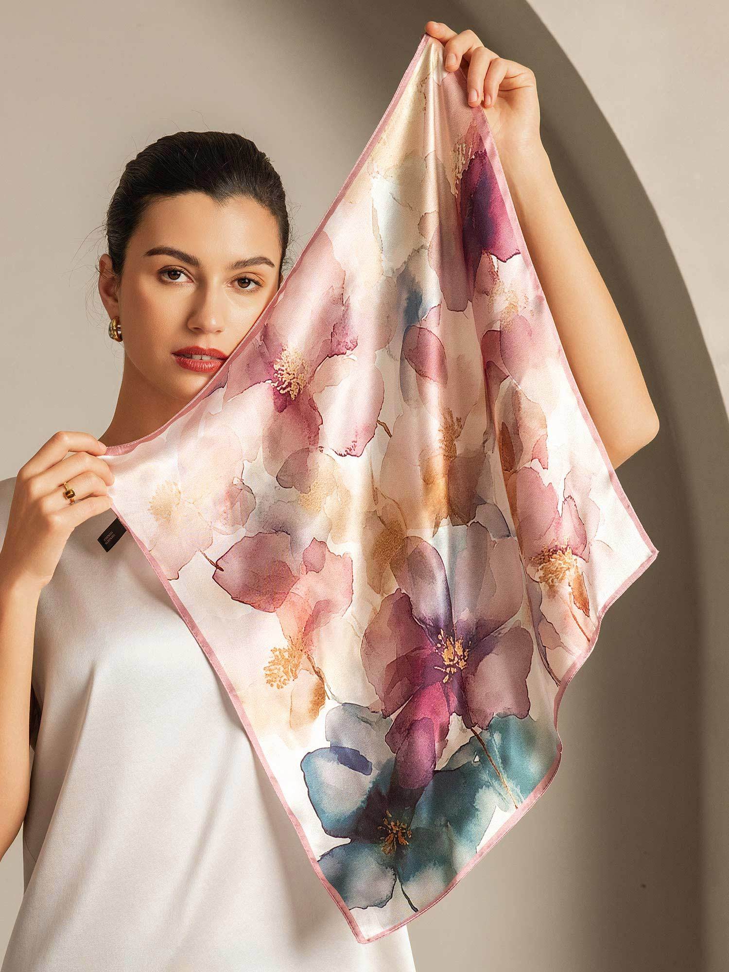 [P102] SilkSilky-FR Soie Scarf 003,