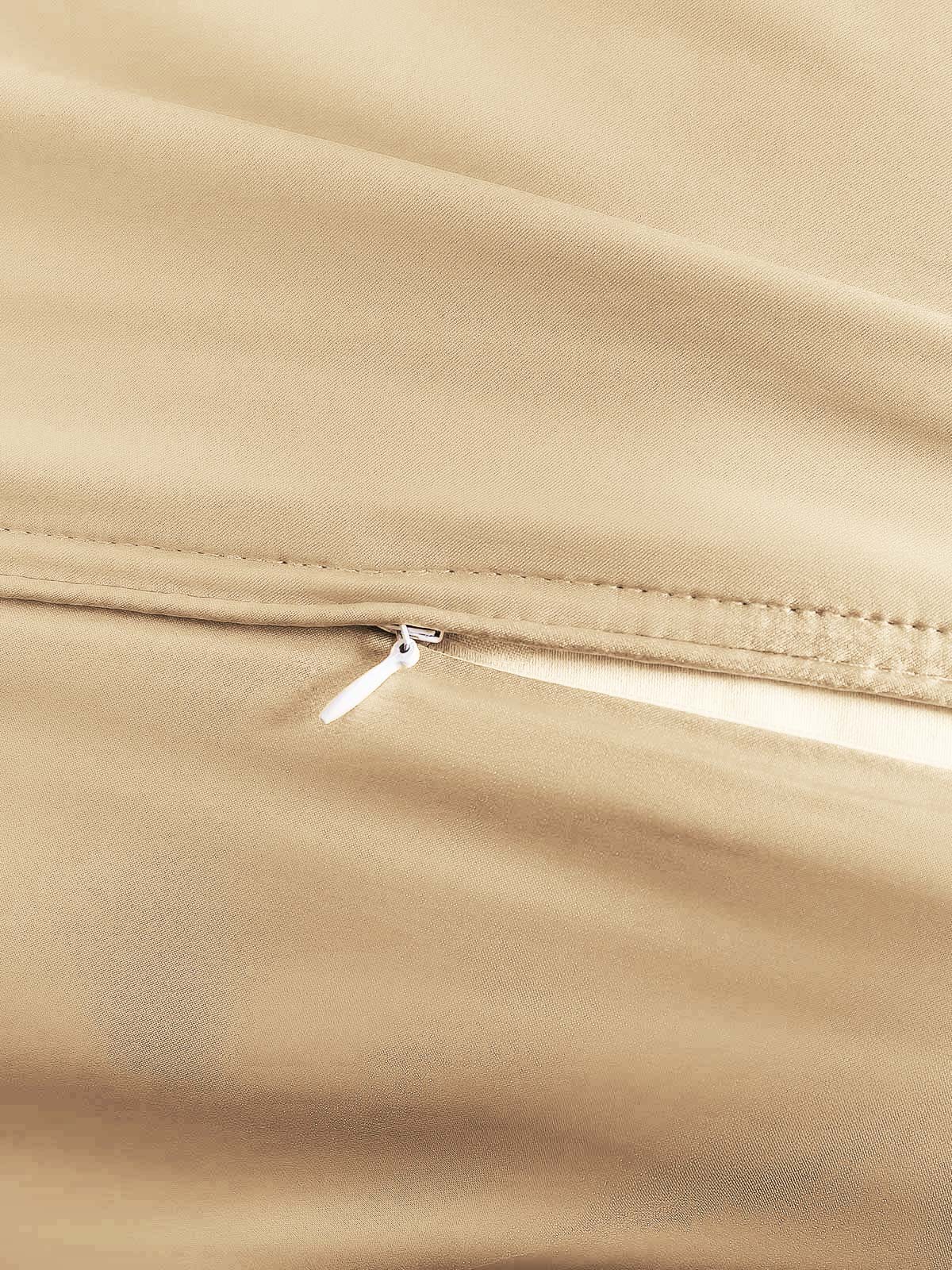 [Beige] SilkSilky-FR 22Momme Pure Soie Duvet Cover 005