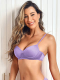 SilkSilky FR Soie Tricotée Bra Violette 001