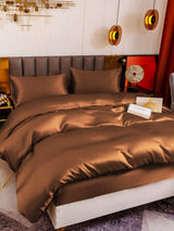 [Café] SilkSilky-FR 19Momme Pure Soie Bedding Set 003
