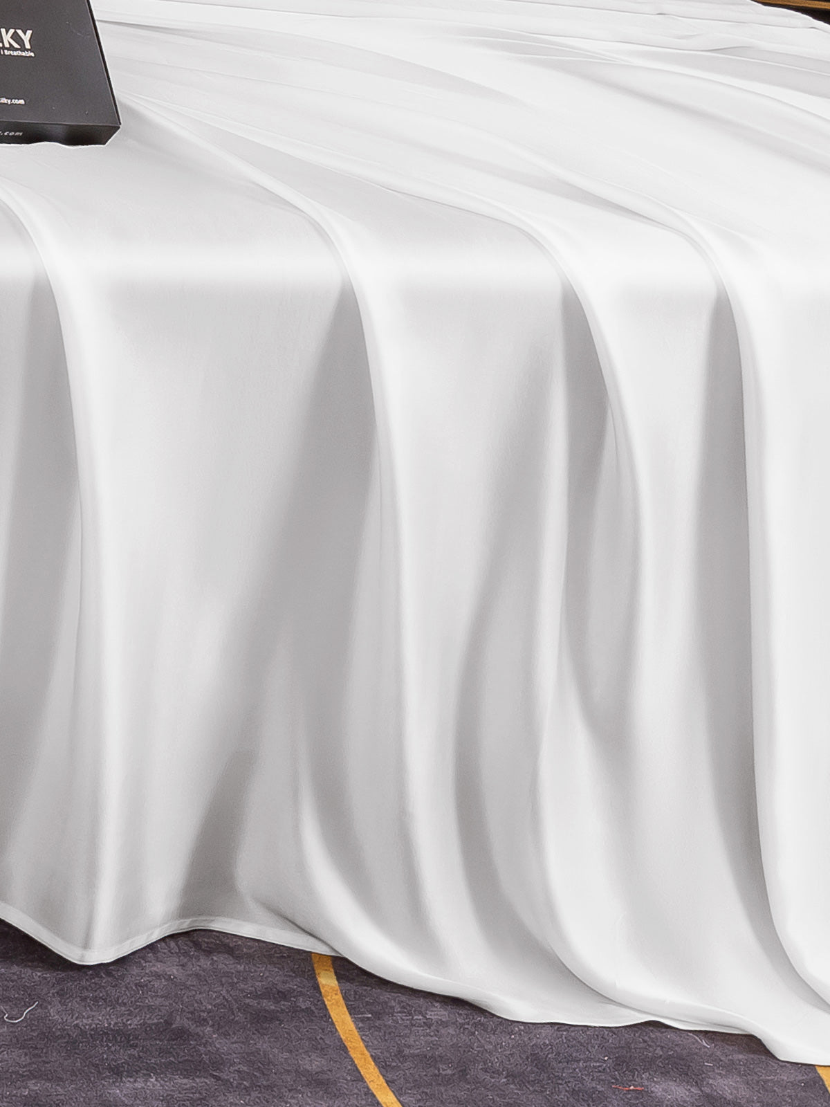 [Blanc] SilkSilky-FR 25Momme Pure Soie Sheet 004