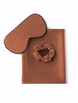 [Café] SilkSilky-FR 19Momme Pure Soie Pillowcase Set 005