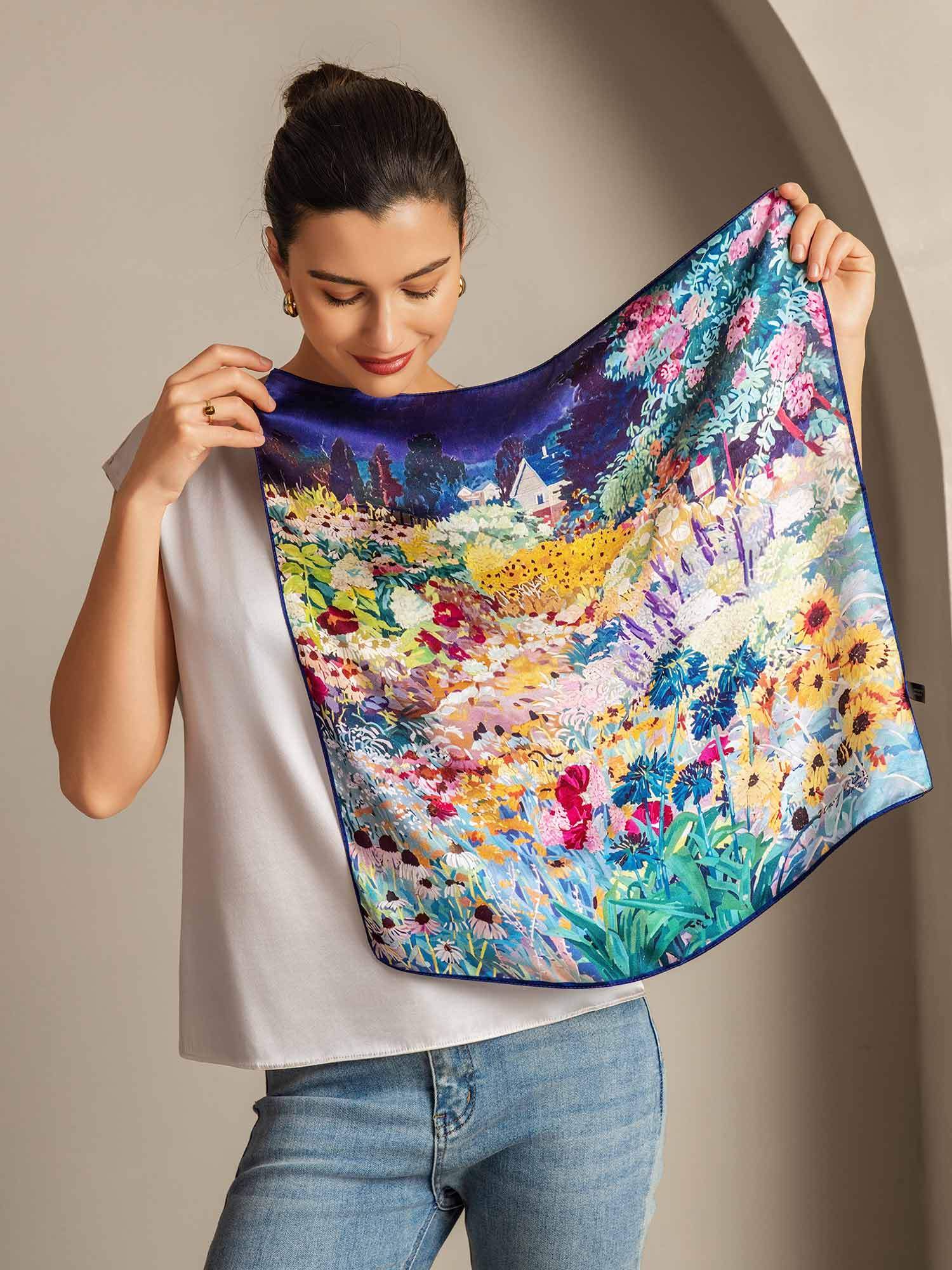 [P093] SilkSilky-FR Soie Scarf 004