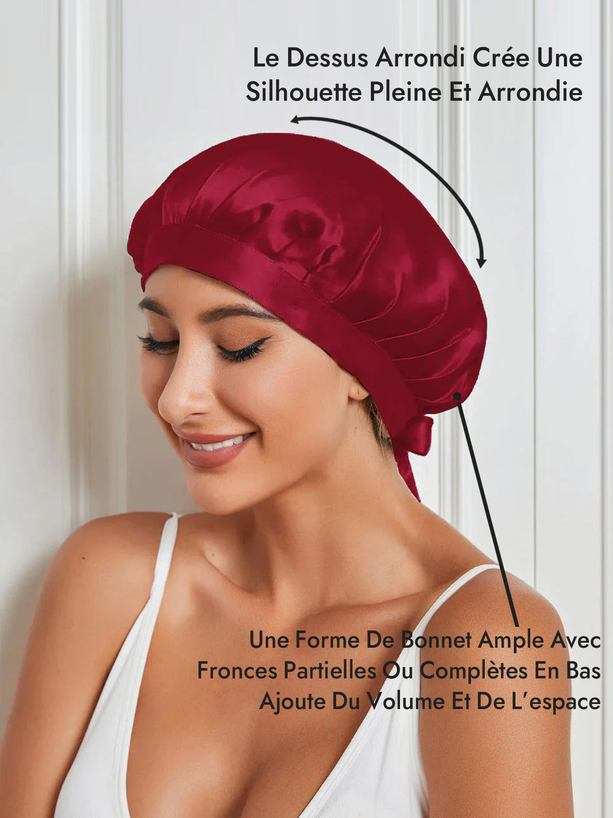 [Rouge Vineux] SilkSilky-FR Bonnets de Nuit 003