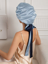 [Bleu Foncé] SilkSilky-FR Bonnets de Nuit 006