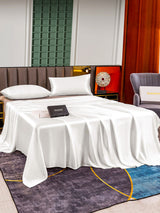 [Blanc] SilkSilky-FR 25Momme Pure Soie Bedding Set 003
