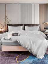 [Argent] SilkSilky-FR 22Momme Pure Soie Bedding Set 003,