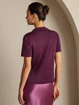 [Violette] SilkSilky-FR Short Sleeve Femme T-Shirt 002
