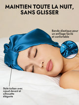 [Bleu Royal] SilkSilky-FR Bonnets de Nuit 004