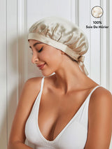 [Beige] SilkSilky-FR Bonnets de Nuit 001