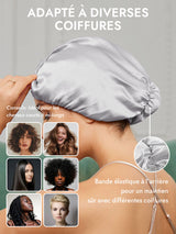 [Argent] SilkSilky-FR Bonnets de Nuit 005