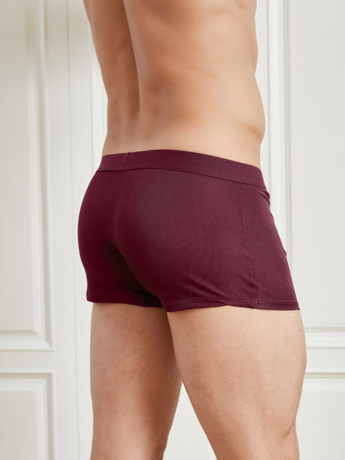 SilkSilky FR Soie Tricotée Mens Underwear RougeVineux 002