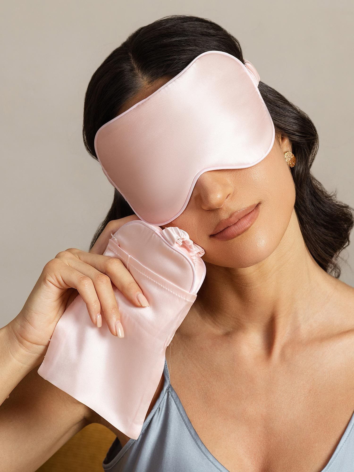 [Rose] SilkSilky-FR Soie Eye Mask 006