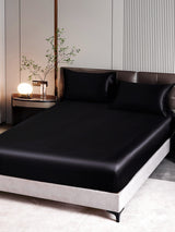 [Noir] SilkSilky-FR 22Momme Pure Soie Bedding Set 002,