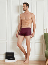 [Rouge Vineux] SilkSilky-FR Homme Sous-vêtements 006