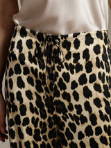 [Leopard] SilkSilky-FR 19Momme Soie Womens Pants 006,