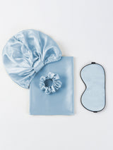 [Bleu Clair] SilkSilky-FR 19Momme Pure Soie Pillowcase Set 003