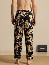 [Dragon Noir] SilkSilky-FR Mens Sleep Bottoms 004