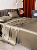 [Kaki] SilkSilky-FR 19Momme Parure de Lit Soie 003
