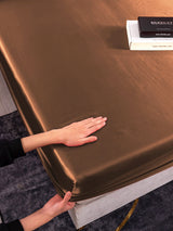 [Café] SilkSilky-FR Parure de Lit Soie 003