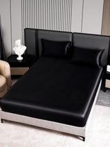 [Noir] SilkSilky-FR 22Momme Pure Soie Bedding Set 005,