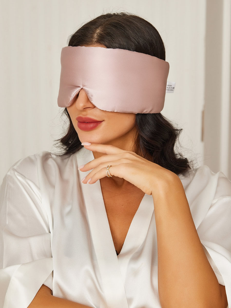 [Rose Clair] SilkSilky-FR 19Momme Pure Soie Eye Mask 001