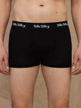 [Noir] SilkSilky-FR Mens Underwear 005
