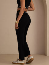 [Noir] SilkSilky-FR Womens Pants 003