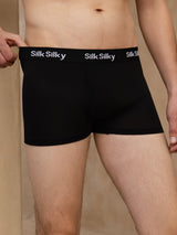 [Noir] SilkSilky-FR Mens Underwear 004