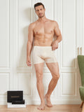 SilkSilky FR Soie Tricotée Mens Underwear Beige 002