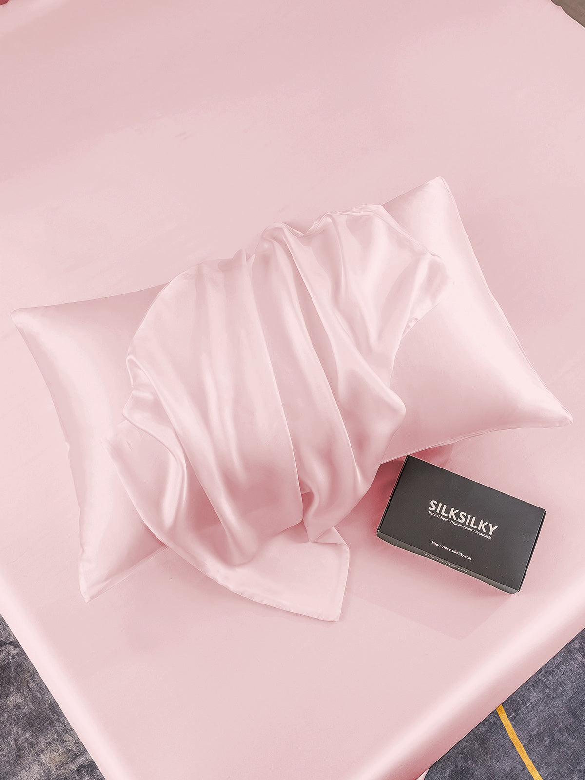 [Rose] SilkSilky-FR 22Momme Pure Soie Pillowcase 005