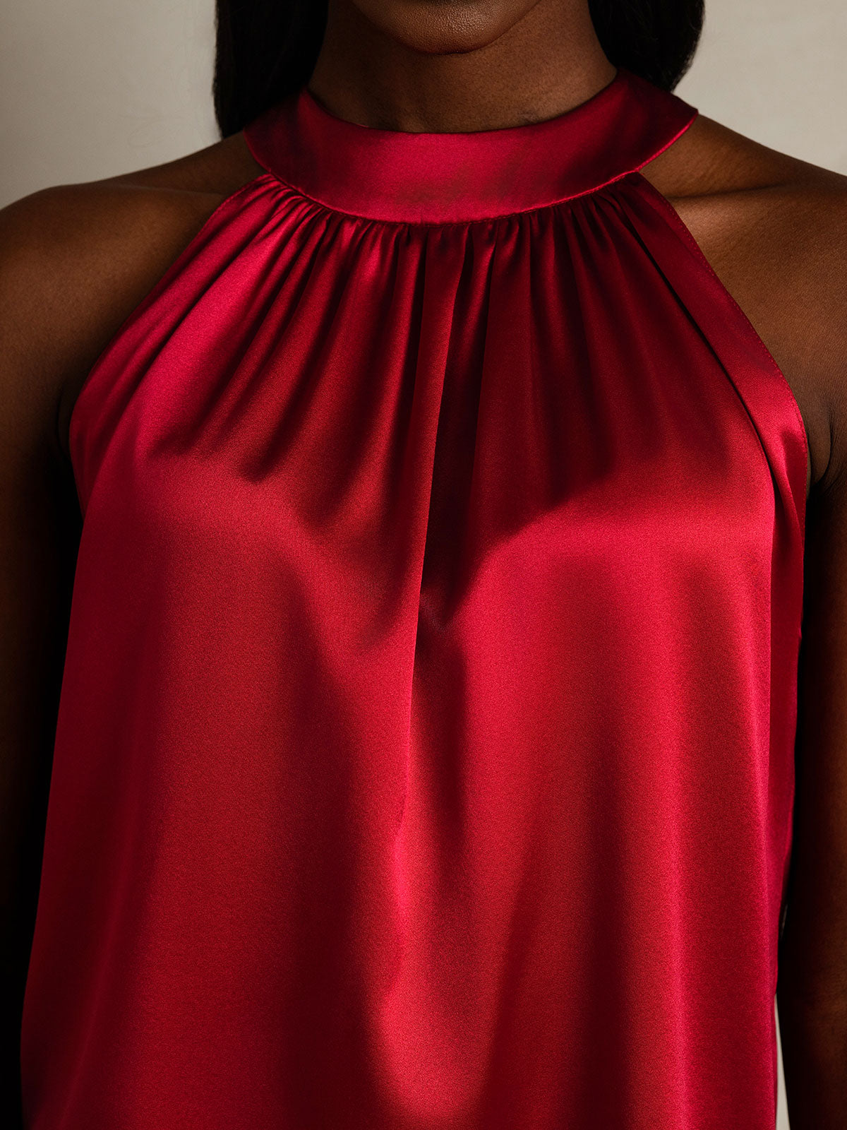 [Rouge Vineux] SilkSilky-FR 19Momme Soie Womens T-Shirt 008