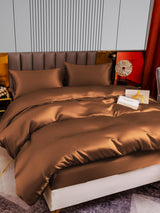 [Café] SilkSilky-FR 22Momme Pure Soie Bedding Set 003,