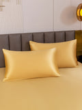 SilkSilky-FR 19Momme Pure Soie Pillowcase Champagne 001