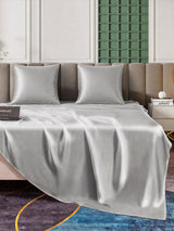 [Argent] SilkSilky-FR Parure de Lit Soie 004