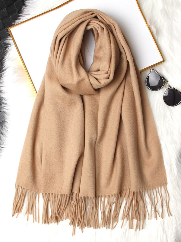 [Tan] SilkSilky-FR Laine Scarf 006