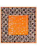 SilkSilky FR Pure Soie Scarf Orange 002