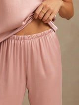 [Peau De Pêche] SilkSilky-FR 19Momme Sans manches Encolure Dégagée Femme Pyjamas 005