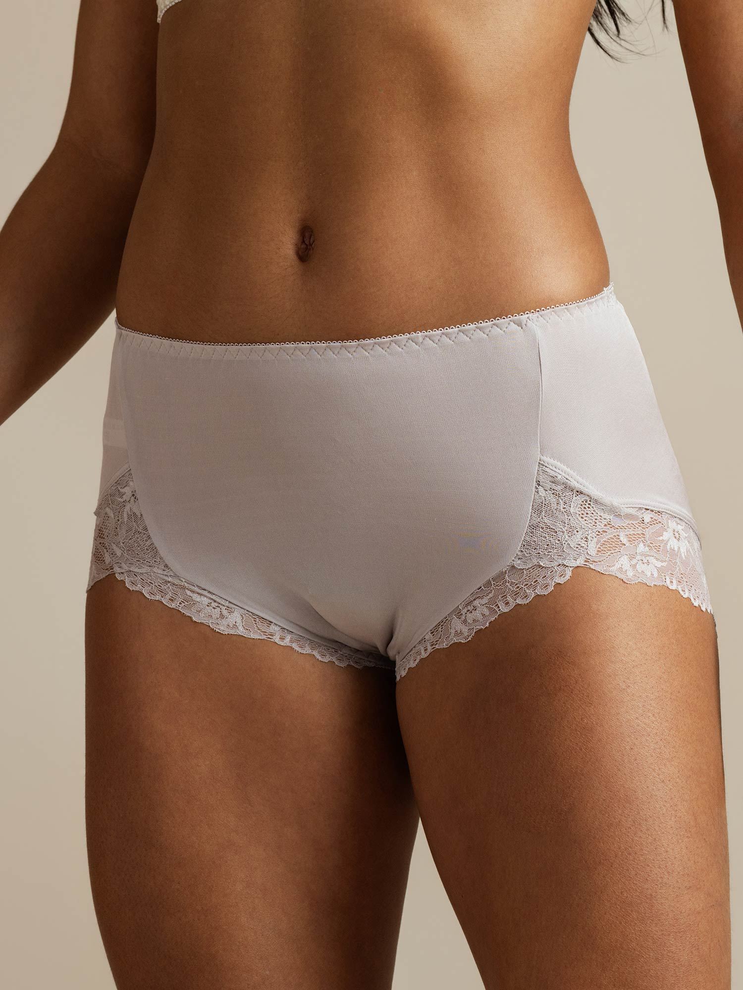 [Gris] SilkSilky-FR Soie Panty 003,