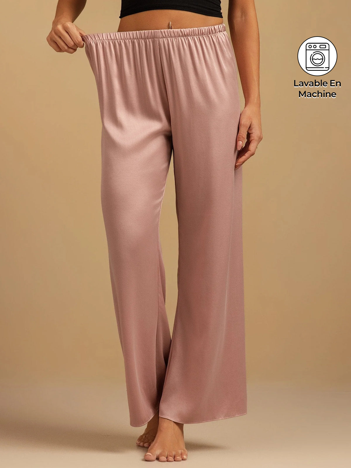 [Peau De Pêche] SilkSilky-FR 19Momme Soie Womens Sleep Bottoms 001
