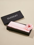 SilkSilky FR Pure Soie Scarf Rose 001