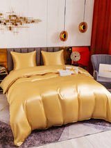 [Champagne] SilkSilky-FR Parure de Lit Soie 001