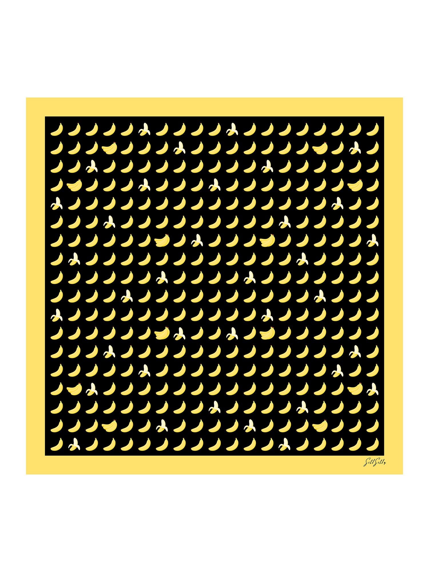 [Banane Noire] SilkSilky-FR Scarf 001