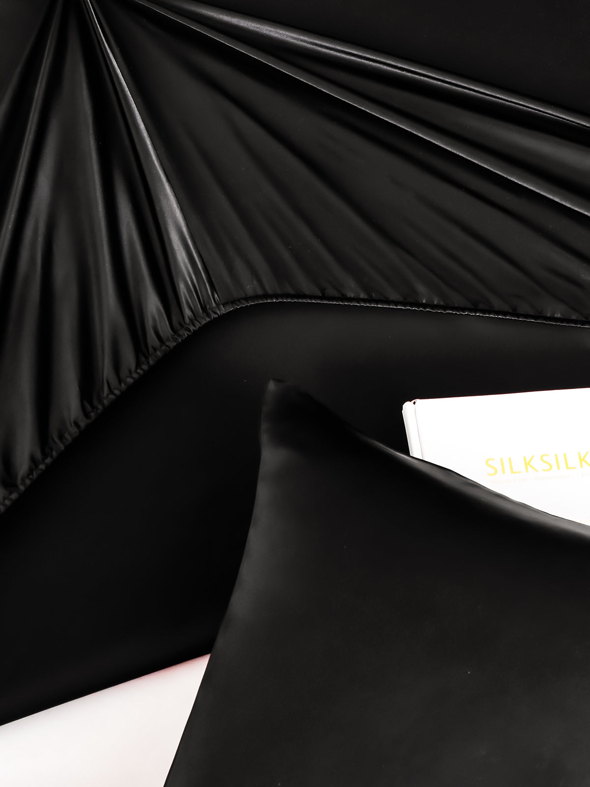 [Noir] SilkSilky-FR 25Momme Pure Soie Bedding Set 003