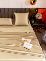 [Beige] SilkSilky-FR Parure de Lit Soie 003