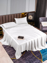 [Blanc] SilkSilky-FR 22Momme Pure Soie Bedding Set 002,