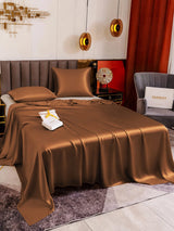 [Café] SilkSilky-FR Parure de Lit Soie 004